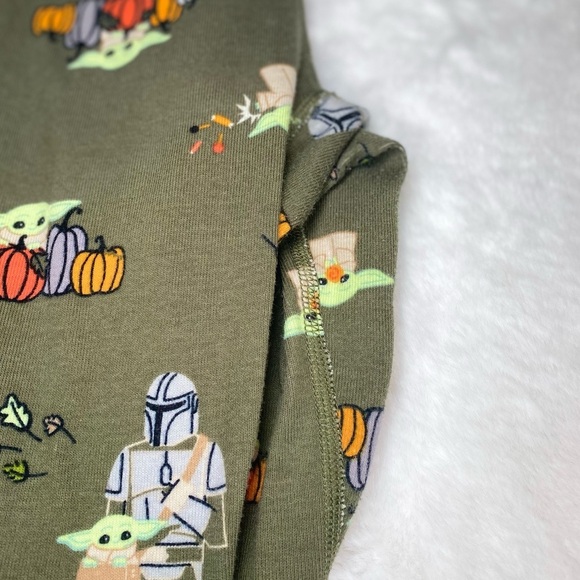 Hanna Andersson Star Wars Mandalorian Holiday Long John Pajama Pant - Picture 6 of 9